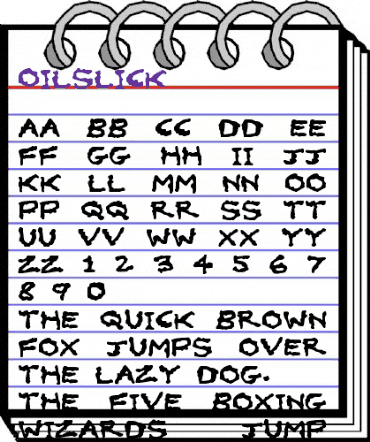 Oilslick Regular animated font preview Oilslick Regular animated font preview