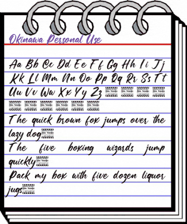 Okinawa Personal Use Regular animated font preview Okinawa Personal Use Regular animated font preview