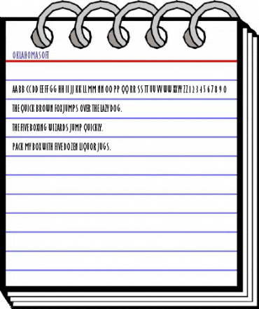 OklahomaSoft Regular animated font preview OklahomaSoft Regular animated font preview