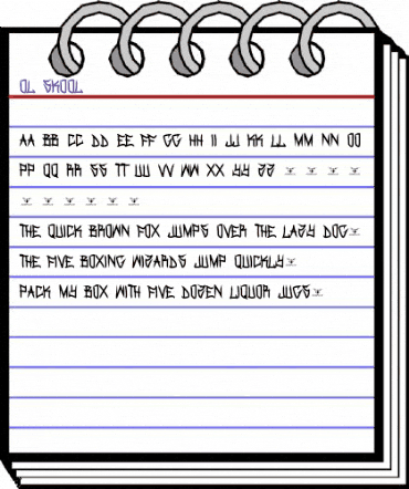 Ol Skool Regular animated font preview Ol Skool Regular animated font preview