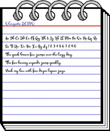 Olcigatte DEMO Regular animated font preview Olcigatte DEMO Regular animated font preview