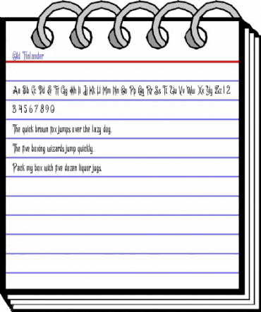 Old Finlander Regular animated font preview Old Finlander Regular animated font preview