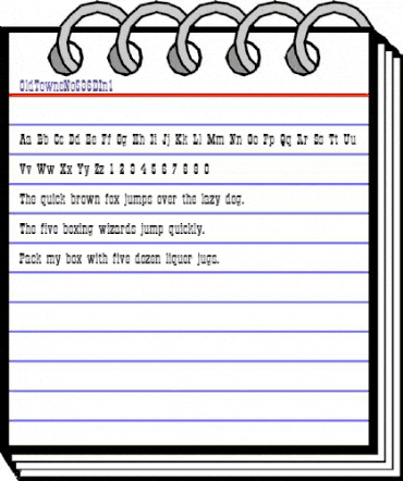 OldTowneNo536DIn1 Regular animated font preview OldTowneNo536DIn1 Regular animated font preview