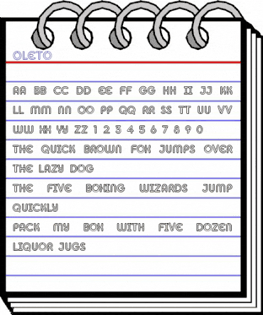 Oleto Regular animated font preview Oleto Regular animated font preview