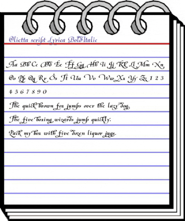 Olietta script Lyrica BoldItalic animated font preview Olietta script Lyrica BoldItalic animated font preview