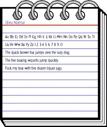 Olivia Regular animated font preview Olivia Regular animated font preview