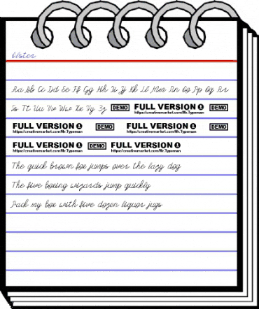 Olster Regular animated font preview Olster Regular animated font preview