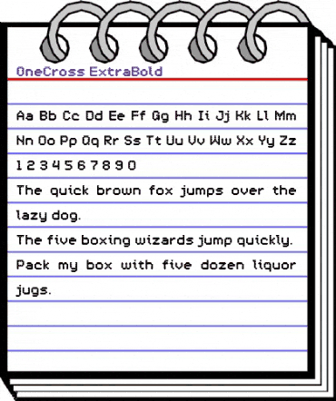 OneCross ExtraBold animated font preview OneCross ExtraBold animated font preview