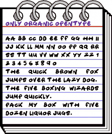 Only Organic Regular animated font preview Only Organic Regular animated font preview