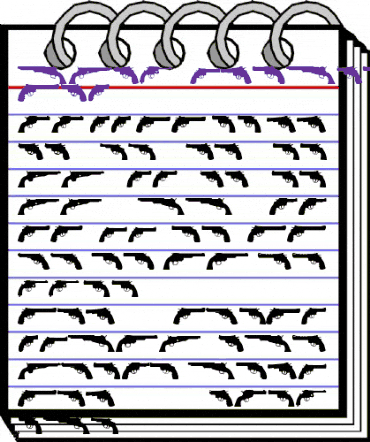 only revolver tfb Regular animated font preview