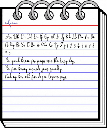 onlyone Regular animated font preview