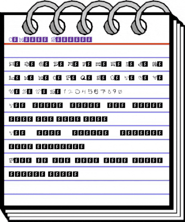 OnNoes! Regular animated font preview