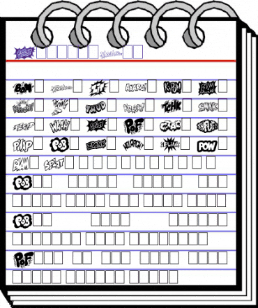 OnomatoBom Regular animated font preview OnomatoBom Regular animated font preview