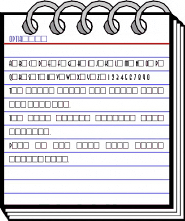 OPTIAsian Regular animated font preview