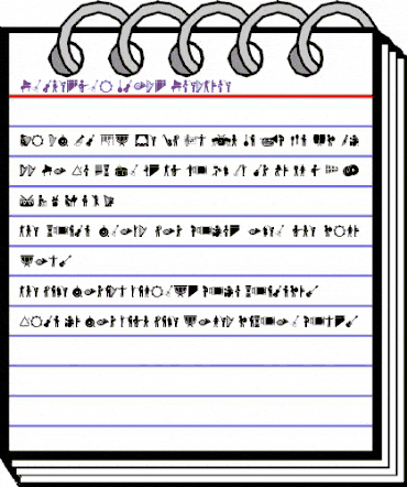 Orchestra Icons Regular animated font preview