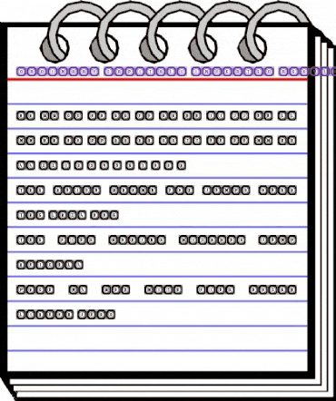 Ordinary Capitals Inverted Regular animated font preview