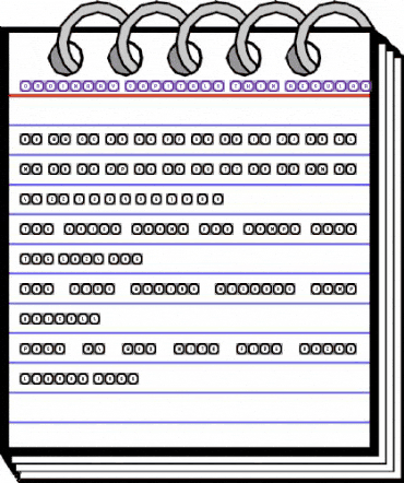 Ordinary Capitals Thin Regular animated font preview