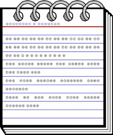 Oriental 6 Regular animated font preview