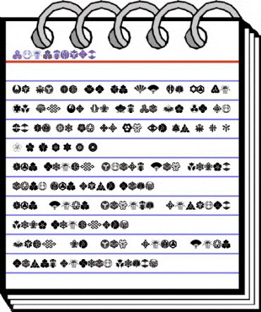 Orientals Regular animated font preview