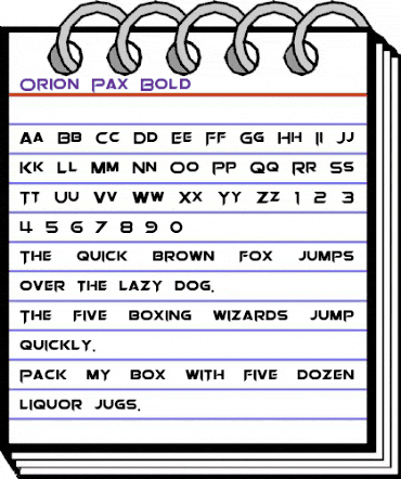 Orion Pax Bold animated font preview Orion Pax Bold animated font preview