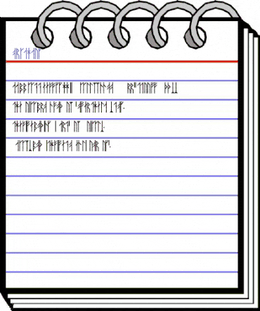 Orkahaug Regular animated font preview