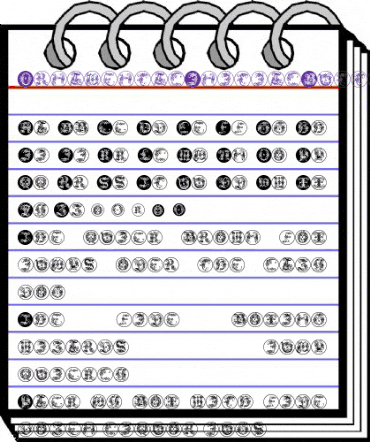 OrnamentalInitialButtons Regular animated font preview