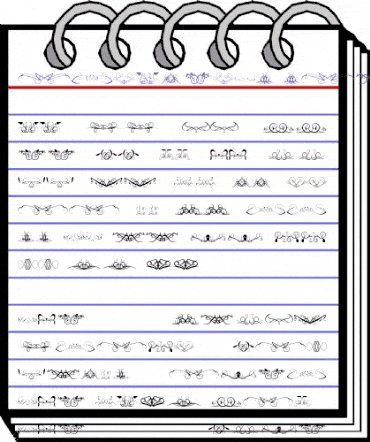 Ornaments soul Regular animated font preview