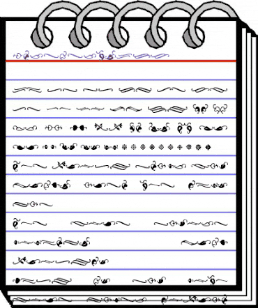 Ornements ADF Regular animated font preview Ornements ADF Regular animated font preview