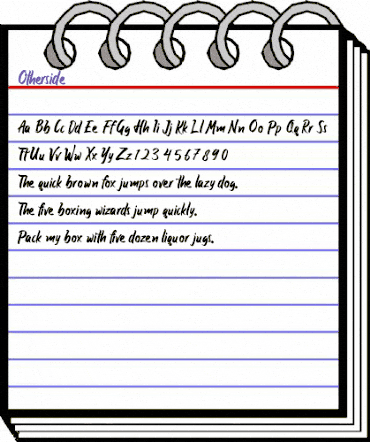 Otherside Regular animated font preview