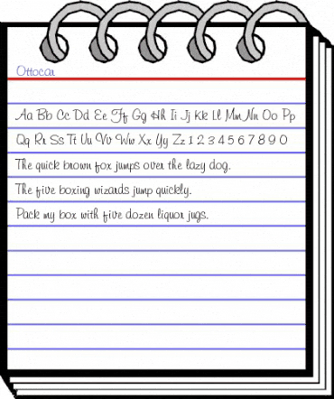 Ottocar Regular animated font preview