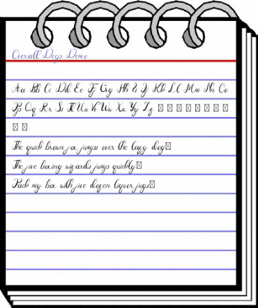 Overall Deep Demo Regular animated font preview