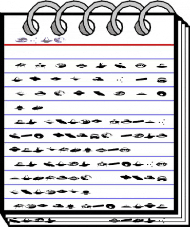 Ovnis Regular animated font preview