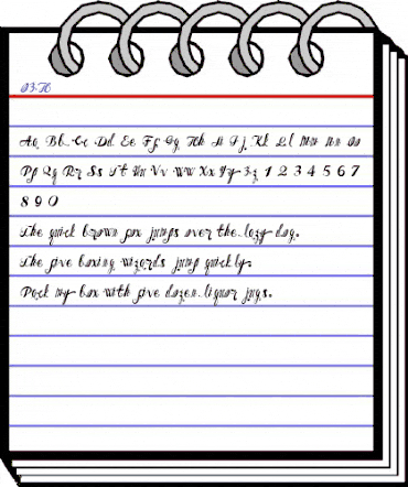 OZH OZH animated font preview