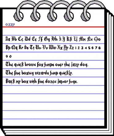 ozzy Regular animated font preview