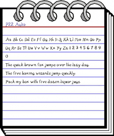 P22 Aglio Regular animated font preview P22 Aglio Regular animated font preview