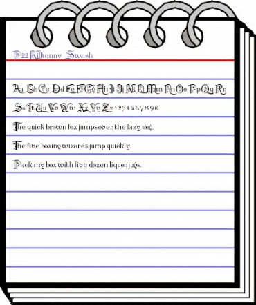 P22 Kilkenny Swash Swash animated font preview P22 Kilkenny Swash Swash animated font preview