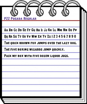 P22 Posada Regular Regular animated font preview P22 Posada Regular Regular animated font preview