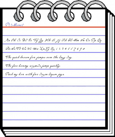 P22Monet Regular animated font preview P22Monet Regular animated font preview