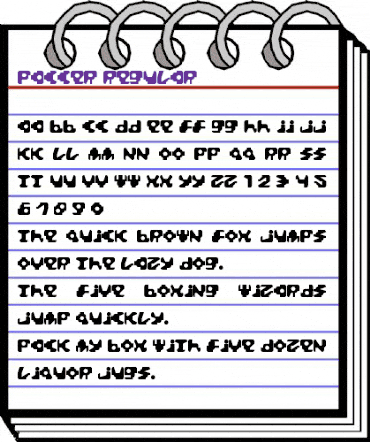 Paccer Regular animated font preview