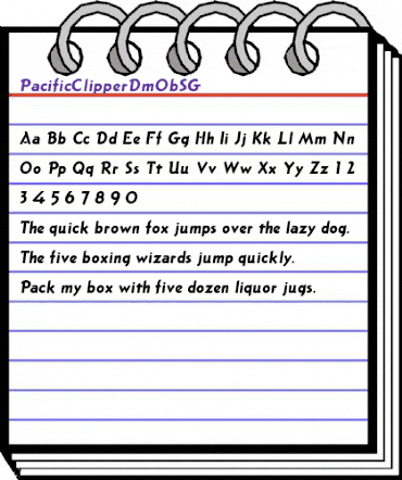 Pacific Regular animated font preview Pacific Regular animated font preview