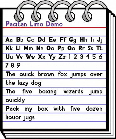 Pacitan Limo Demo Regular animated font preview Pacitan Limo Demo Regular animated font preview