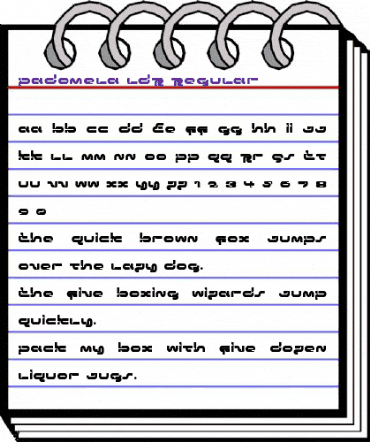 Padomela LDR Regular animated font preview Padomela LDR Regular animated font preview