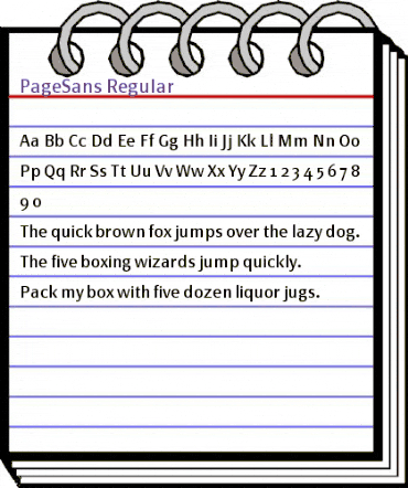 PageSans-Regular Regular animated font preview PageSans-Regular Regular animated font preview