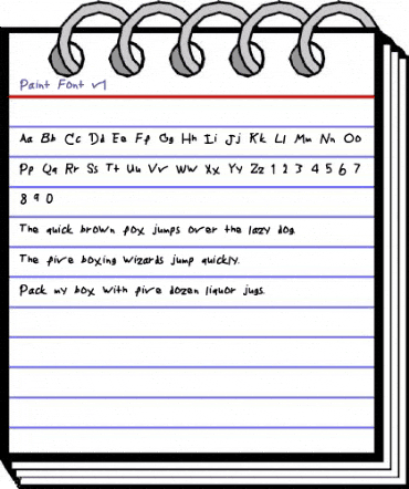 Paint_Font_v1 Medium animated font preview Paint_Font_v1 Medium animated font preview