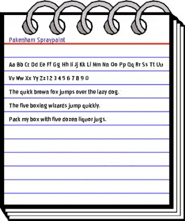 Pakenham Spraypaint Regular animated font preview Pakenham Spraypaint Regular animated font preview