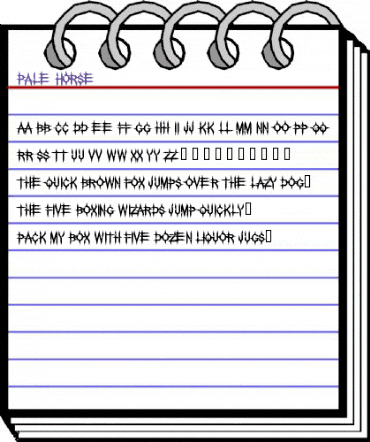 Pale Horse Regular animated font preview Pale Horse Regular animated font preview