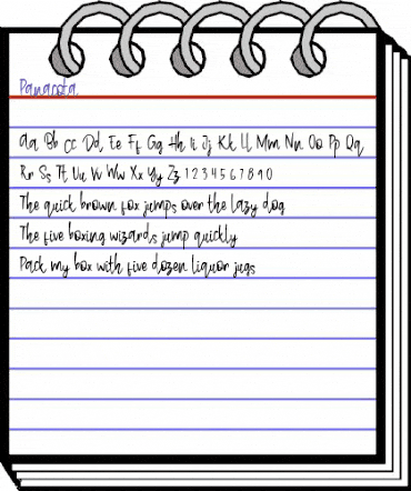 Panacota Regular animated font preview Panacota Regular animated font preview