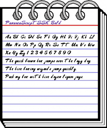 PanareaScriptSSK Bold animated font preview PanareaScriptSSK Bold animated font preview