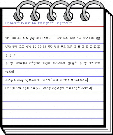 Panggasinan Linear -Normal Regular animated font preview