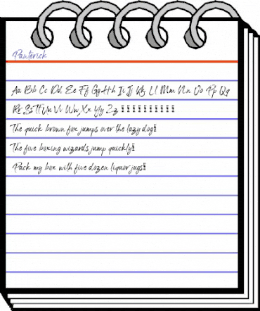 Panterick Regular animated font preview